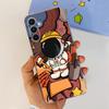 Case For Samsung Galaxy A34 5G 6.6"Cute Cat Astronaut Soft Silicone TPU Cover For Samsung A34 A34 5G Shockproof Phone Case Funda