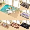 Printed Rug Doormat for Bedrooms  Front Door Non-slip Stain-resistant  Suitable for Various Home Settings