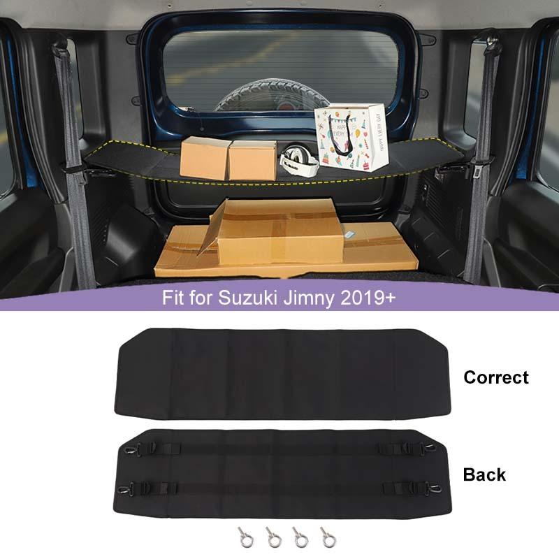 Car Trunk Cover Curtain Trunk Isolation Net For Suzuki Jimny 2019 Up 4-Doors Version Car Accessories