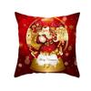New Christmas Linen Printed Pillowcase Home Living Room Decoration Santa Claus Pillow
