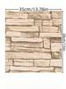 Home Decoration Supplies Wall Decoration Peel Wallpaper Brick Detachable Wallpaper Peel Paste Self-adhesive 5 Sheets 1 Set