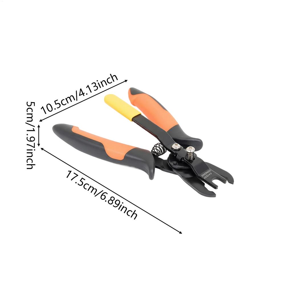 Pneumatic Disconnect Tool Set Push-to-Connect Fittings Removal Quick Air Hose Disconnect Pliers Portable Maintenance Tools
