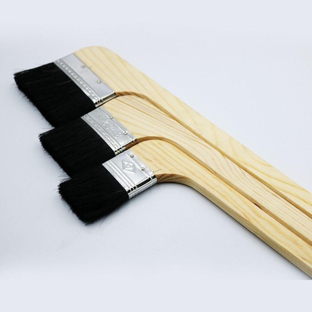 Handle Wooden Brush Universal Bristle Brush Long Handle Elbow Paint Brushes Varnishes