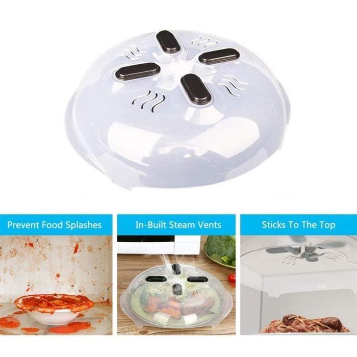 Color As Shown Magnetic Anti-splatter Lid for Microwave, with Steam Vent, Acces