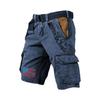 Pantaloni de lucru casual sport pentru bărbați cu buzunare multiple Pantaloni la modă pentru bărbați cu imprimeu steag-litere