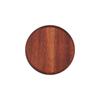 Walnut Color Round Dried Fruit Tableware Wooden Tray Household Food Dish Snack Plate Serving Tray Wooden Plate