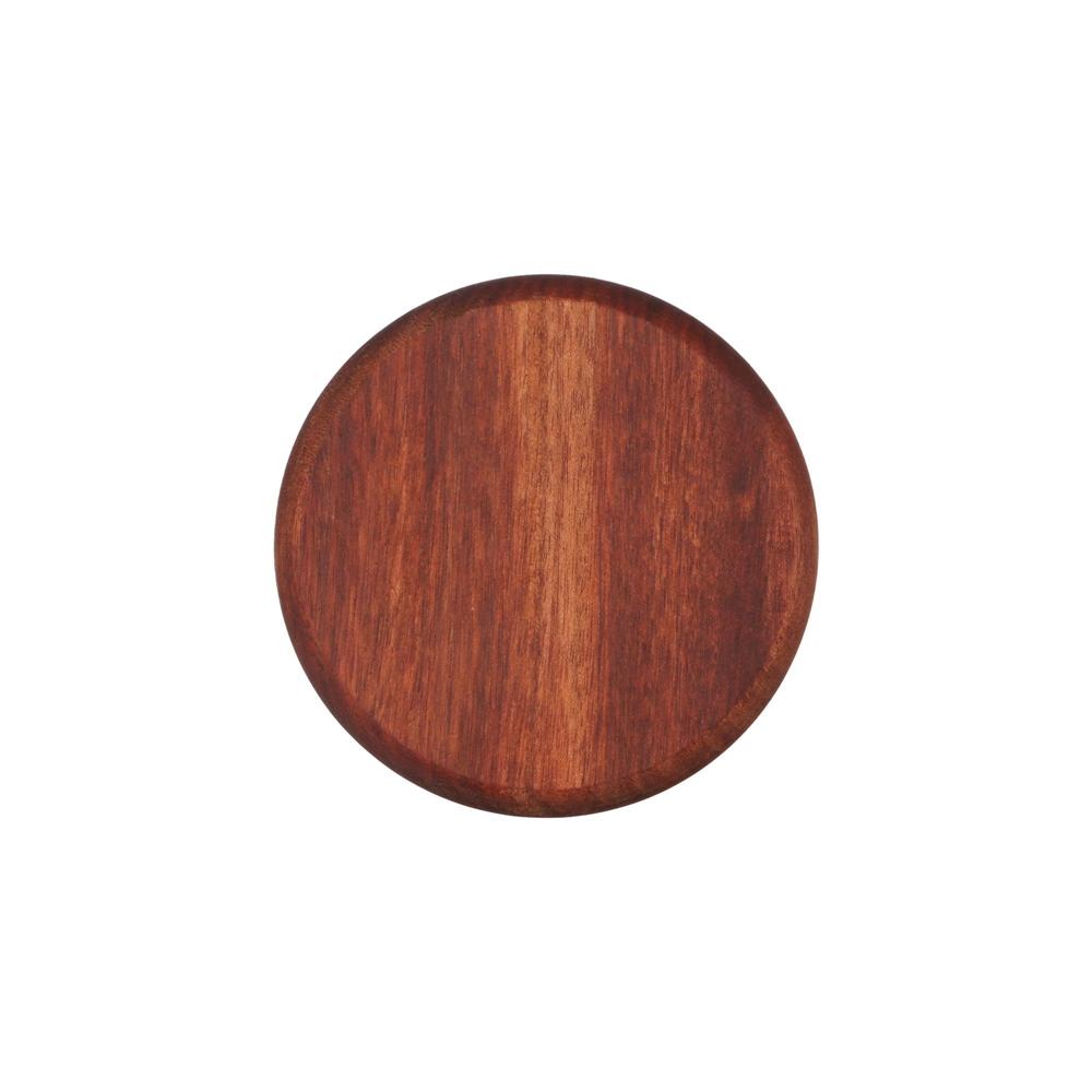 Walnut Color Round Dried Fruit Tableware Wooden Tray Household Food Dish Snack Plate Serving Tray Wooden Plate