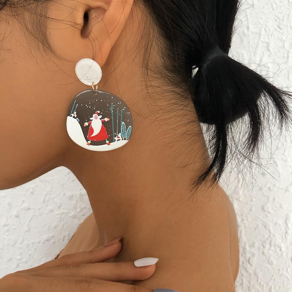 Christmas Tree, Reindeer and Snowman Drop Earrings for Women, Christmas Gifts for Girls