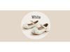 Winter 2025 Girls' Rhinestone Bow Princess Chunky Heel Leather Shoes
