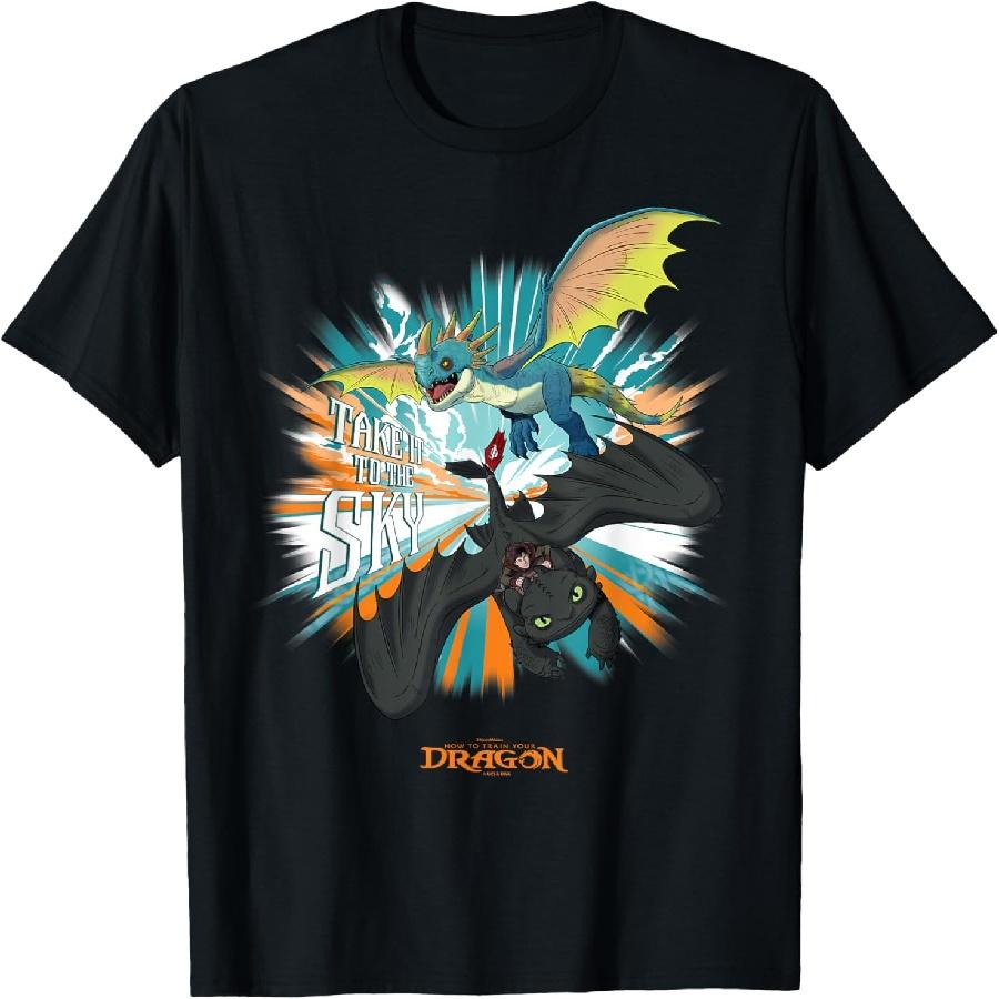 Toothless and Stormfly Take to the Sky T-Shirt
