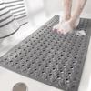 Waterproof Anti-slip Bathroom Mat with Suction Cups for Shower, Toilet, or Bathtub