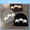 Minimalist Star Knit Beanie For Men Women Winter Warmth Casual Headwear