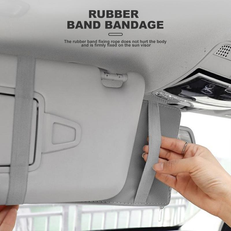 Car Sun Visor Point Type Multi-function Storage Bag Car Accessories For Mercedes-Benz AMG C500 C200 C300 A B C E GLA CLA GLK GL ML GLE W204 W205 W203