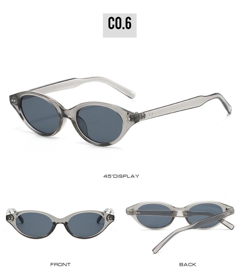 Latest Fashion Oval Sunglasses Classic Vintage Polygonal Frame Sun Eyeglasses Retro Brand Designer Style Driving Sunglasses UV400 Protection Eyewear