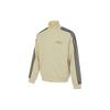 Side Stripe Casual Sports Zip-Up Stand Collar Long Sleeve Jacket Men Jackets Apricot IR9255