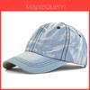 New Washed Denim Baseball Cap Solid Color Duck Tongue Cap Couple Sunshade Cap European And American Cross-border Baseball Cap