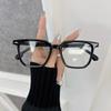 Designer Retro Square Eyeglasses Frame Clear Lens Vintage Glasses Unisex Outdoor Transparent Lens Gafas Fashion Men Women