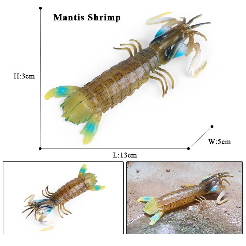 Oenux Animale din Viața Marină Coral Caracatiță Nautiloidee Crabul Steaua Mării Model Ocean Figurine de Acțiune Colecție Educațională Jucărie Cadou Copil