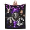Ozzy Osbourne Blanket Fleece All Season  Breathable Ultra-Soft Throw Blanket for Home Office Bedspreads