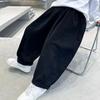 Jungenhosen, lässige Arbeitshosen, Frühlings- und Herbstmodetrend für große Jungen, lockere Hosen, trendige Knöchelhosen