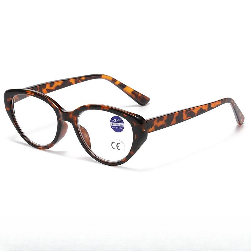 Fashion Cat Eye Presbyopia Glasses HD Anti-blue Light Reading Glasses for Men and Women Brand Design Popular Eyewear