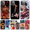 One Piece Monkey D Luffy For iPhone 11 13 Pro Max 12 Mini Phone Case X XS XR 6 6S 8 7 Plus SE Apple 5 5S Fundas Cover Coque Capa