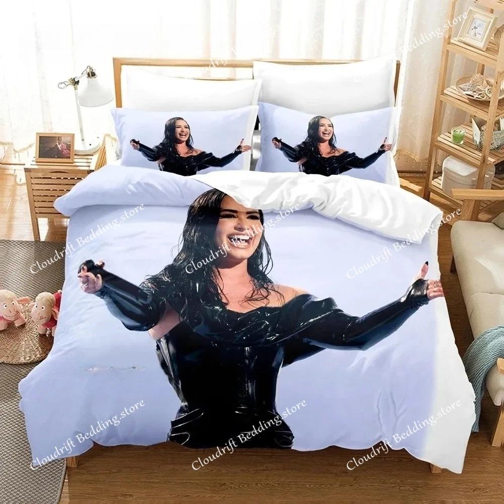 Demi Lovato Bedding Set Single Twin Full Queen King Size Bed Set Aldult Boys Bedroom Duvet Cover Sets 3D Print