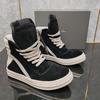 Designer NEU Ro Schwarze Mattierte Invertiertes Dreieck High-Top Britische Retro Herrenschuhe Joker Paarschuhe Klein Essentiell.