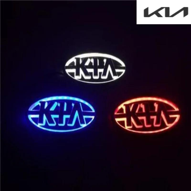 AAAGR1 Car Front Hood Emblem Rear Trunk Badge Sticker KIA Sportage Ceed Sorento Cerato Optima Picanto Rio Soul K3 K5 Stonic Fitting