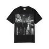 Urban Night Walk T-Shirt — Black & White City Street Photo Tee
