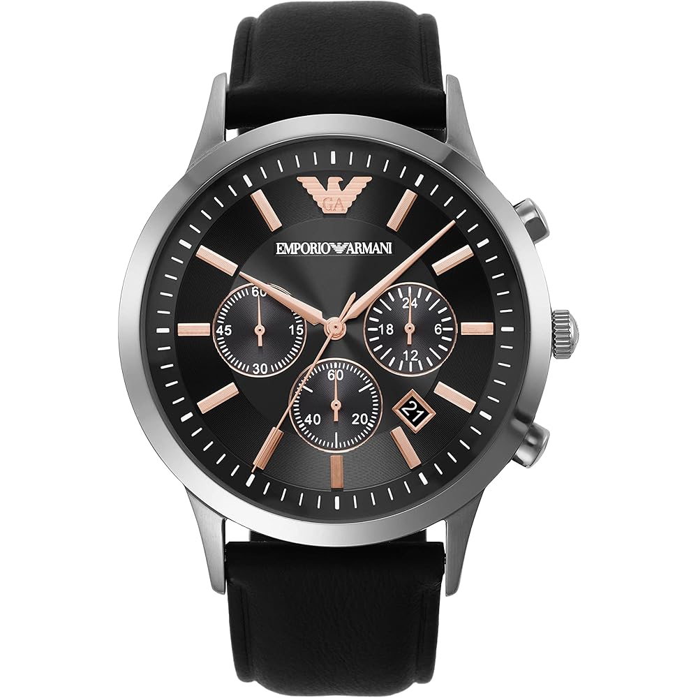 Emporio Armani AR11431 Men's Watch, Black