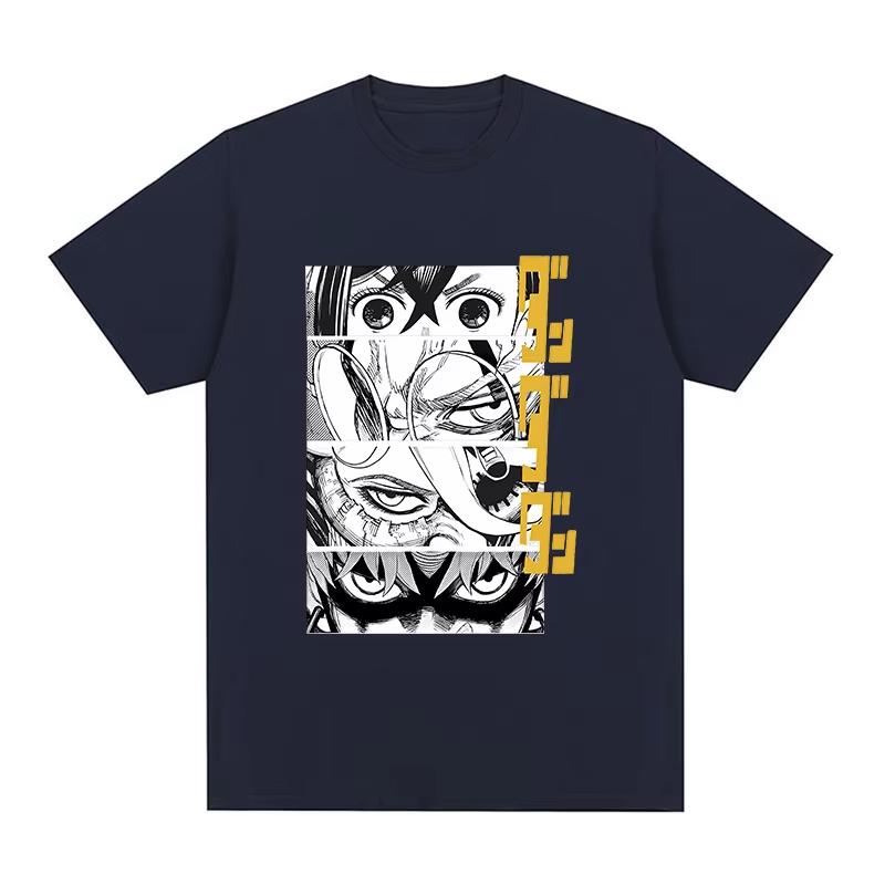 2026 New Anime Eyes Panel Graphic TShirt Manga Panel Art Vintage Washed Streetwear Oversized Cotton Tee for Unisex Women