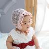 Bevenise Embroidered Lace Bonnet, Free, Pink, Popular Baby Clothes In Korea