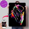 Michael Jackson Pop Art D Printed Texture Poster Personalized Wall Art Retro Metal Tin Signs for Mancave Decoration Gaming Home
