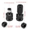 2pcs Hex Female Impact Wrench Adapter 1/2 to 1/4 Inch Hex Socket Adaptor  For Impact Wrench