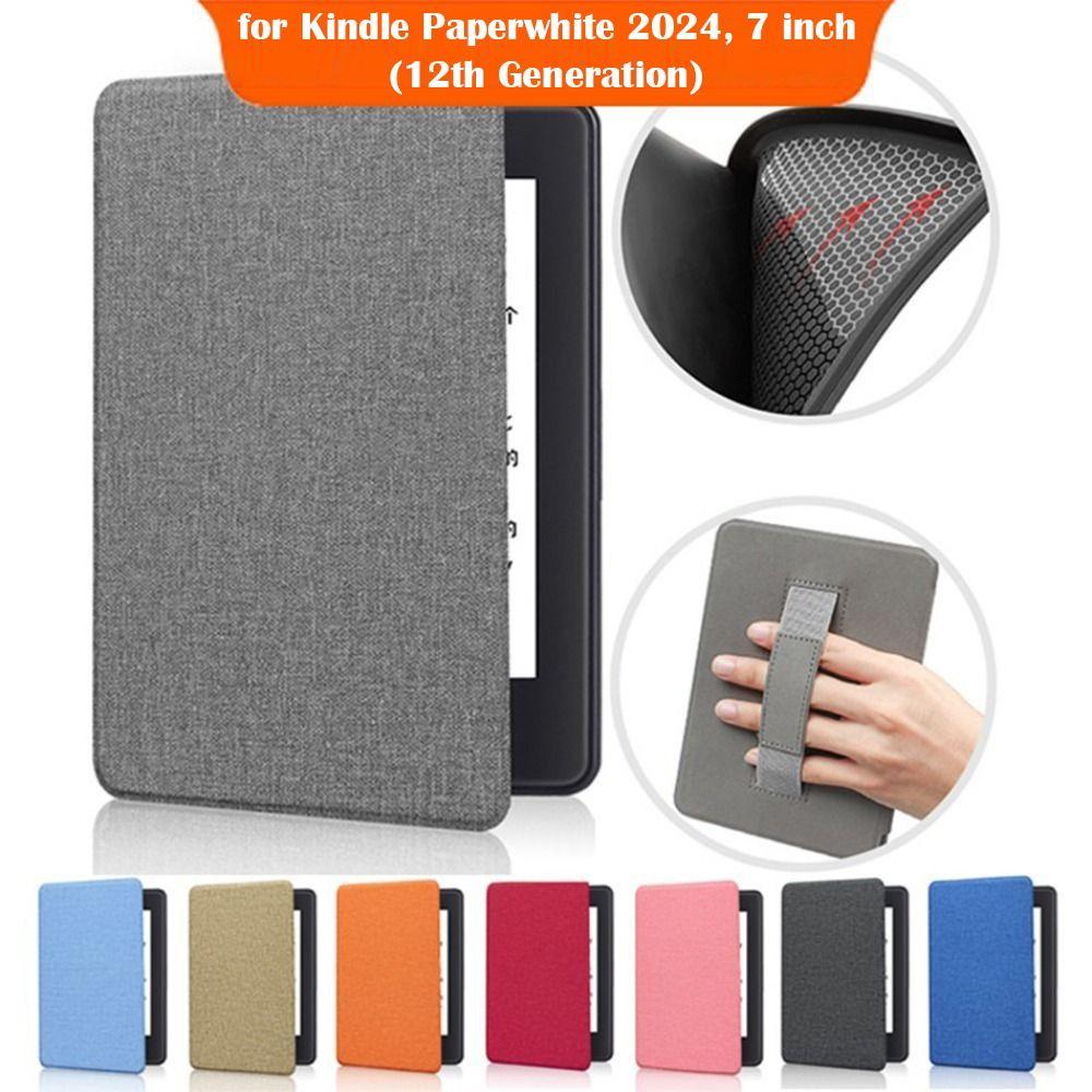With Hand Support eReader Cover for Kindle Paperwhite 2024 7 Inch (12th Generation)