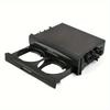 Universal Car Radio Pocket and Beverage Rack Dual Din Car Storage - Compatible with Various Models