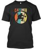 Klassisches Vintage Retro Catcher T-Shirt Hergestellt in den USA Größe S bis 5XL