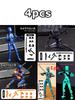 1249pcs Luminous Titan 13 Action Figures T13 Figure 3D Printed Multi-Jointed Movable Lucky 13 Action Figure Nova Figure Dummy