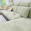Light Luxury Sofa Seat Cover Anti-dust Elastic L Shaped Couch Cushion Slipcovers Washable