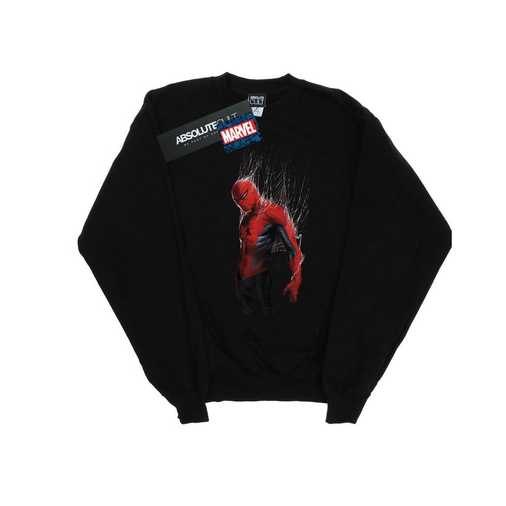 Marvel Womens/Ladies Spider-Man Web Wrap Sweatshirt