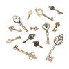 13Pcs Vintage Metal Mix Style Key Charms Pendant Jewelry Making Old Looking
