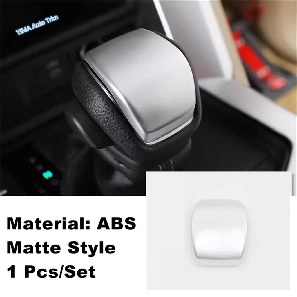 Carbon Fiber Car Shift Knob Cap Full Sticker Cover Trim For Toyota Land Cruiser LC70 LC250 LC300 2024 2025 Auto Accessories