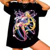 Sailor Moon Retro 90s Anime Graphic T Shirt Summer Cotton Unisex Women Tee Streetwear Casual Trend Short Sleeve Couple Hip Hop Top