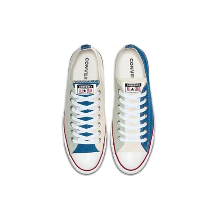 Converse All Star Low 'Navy Vintage White' (Unisex) Navy / Vintage White Canvas Shoes 163966C