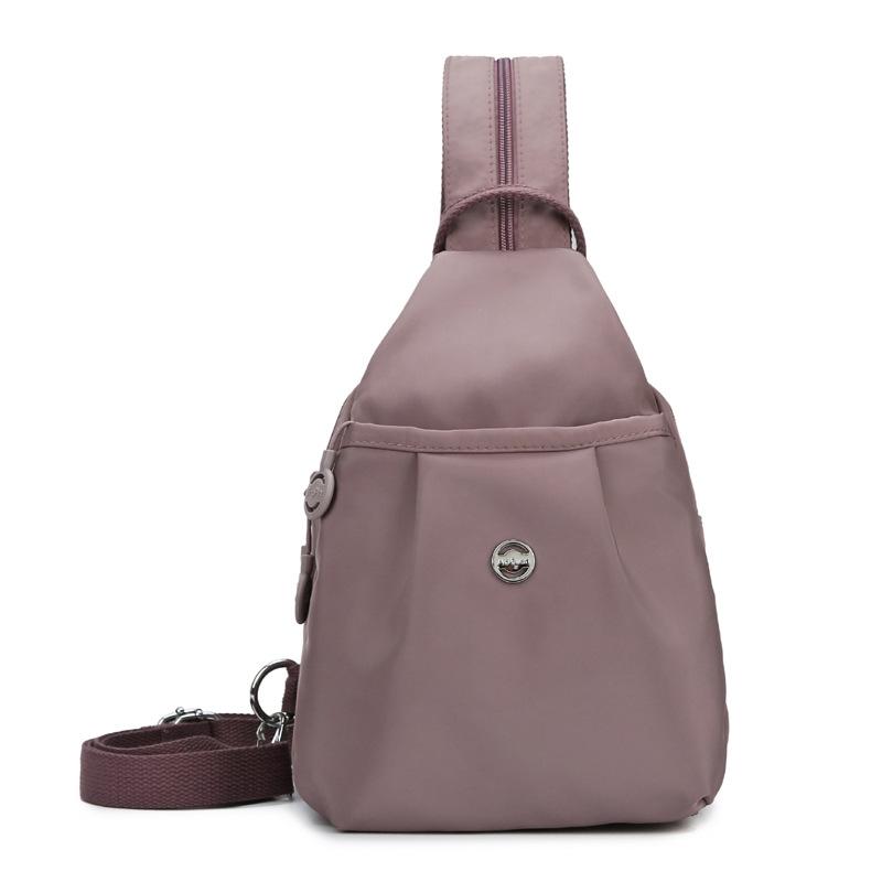 Lässiger kleiner Rucksack mit mehreren Fächern Brusttasche Umhängetasche Große Kapazität Tragbare Aufbewahrungstasche Pendlertasche Geschenke