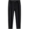 Série Champion Toutes Saisons Décontracté Couleur Unie Simple Jambe Droite Fermeture Éclair Lettre Séchage Rapide Confortable Polyvalent Tricoté Pantalon de Sport 152430306-2