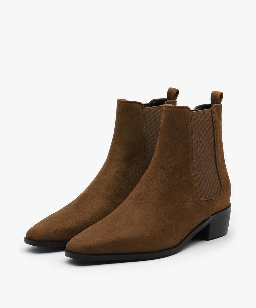 Sappun Perov Square Ankle Boots (4Cm)