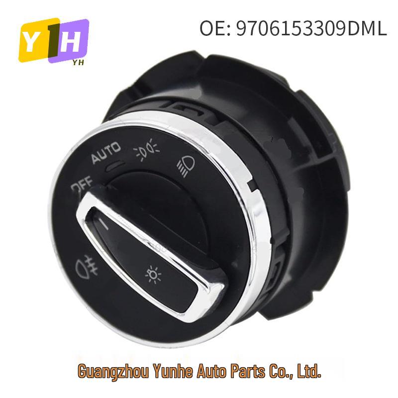 9706153309DML: Compatible Headlight Switch Rotary Knob for Porsche Panamera (Part No. 97061353308)