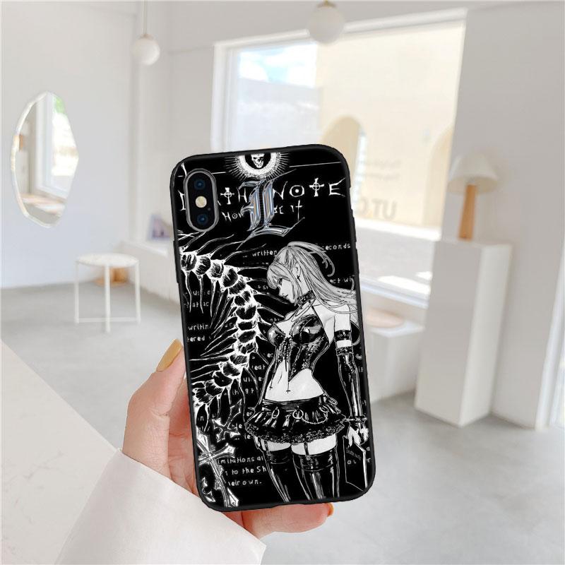 FM19 Death Note Ryuk kira Hülle für Samsung M06 M15 M16 M35 M55 M56 A36 A42 A50 A50S A51 A52 A32 A33 A05 A05S A06 A16 A20